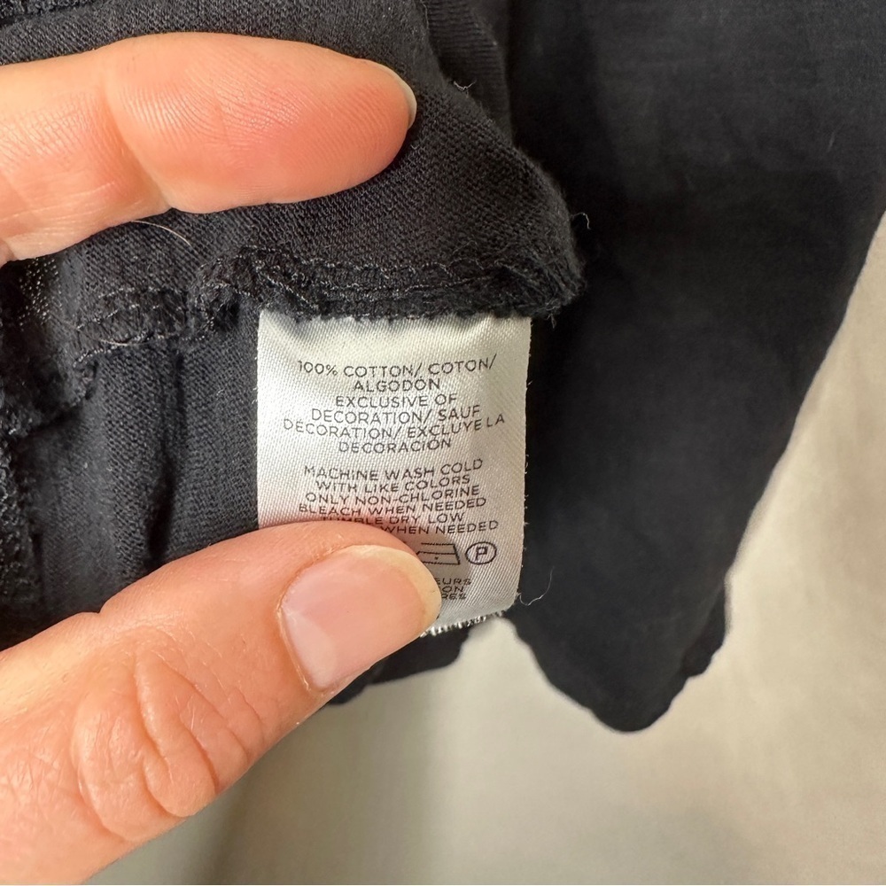 Loft petite Petite Ric Rac Yoke Mixed Media Top - Picture 4 of 7